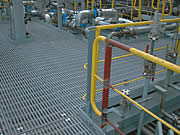 FRP grating for platform